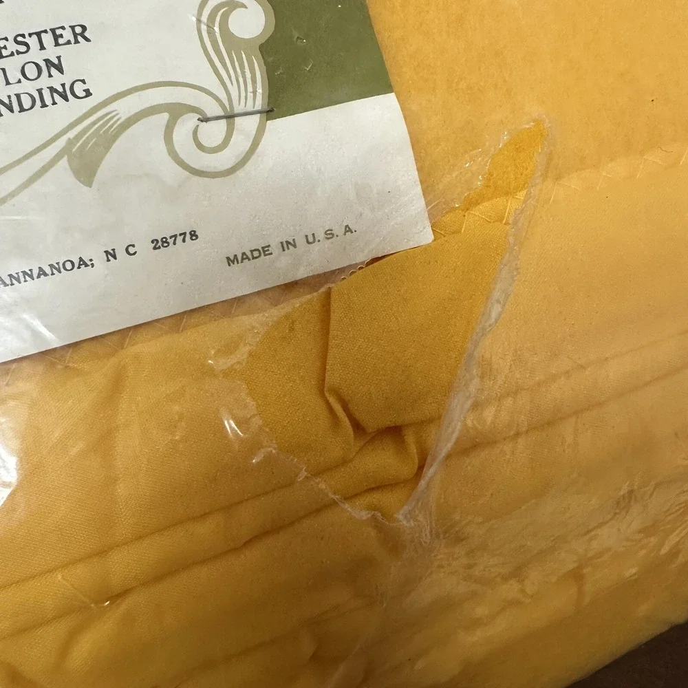 Vintage Beacon Blanket Harvest Gold Mustard Yellow 72